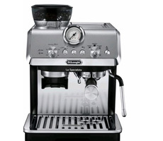 DeLonghi EC 9155.MB La Specialista Arte stříbrná / Pákový kávovar / 1400W / 2.5 l / 15 bar / pěnič mléka / mlýnek / doprodej