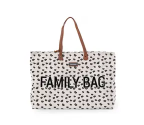 Childhome Family Bag Canvas Leopard / Cestovní taška / 55 x 40 x 18 cm 
