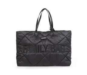 Childhome Family Bag Puffered Black / Cestovní taška / 55 x 40 x 18 cm 