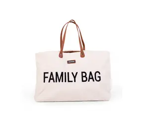 Childhome Family Bag Teddy Off White / Cestovní taška / 55 x 40 x 18 cm 
