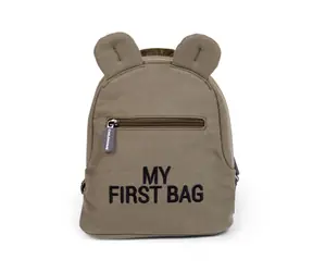 Childhome My First Bag Canvas Khaki / Dětský batoh / 24 x 8 x 20 cm