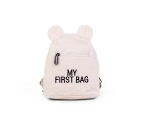 Childhome My First Bag Teddy Off White / Dětský batoh / 24 x 8 x 20 cm