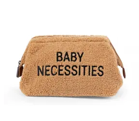 Childhome Baby Necessities Teddy Beige / Toaletní taška / 27 x 13 x 15 cm