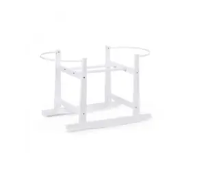 Childhome Houpací stojan pro košík na miminko White / 80 x 65 x 41 cm