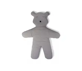 Childhome Hrací deka medvěd Teddy Jersey Grey 150cm