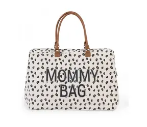 Childhome Přebalovací taška Mommy Bag Canvas Leopard / 55 x 30 x 40 cm / nosnost 5 kg