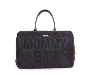 Childhome Přebalovací taška Mommy Bag Puffered Black / 55 x 30 x 40 cm / nosnost 5 kg