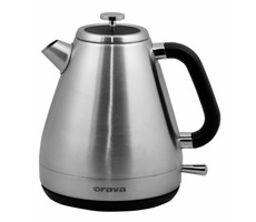 Orava Hiluxe-3 stříbrná / Retro rychlovarná konvice / 2000W / 1.7 L / nerez