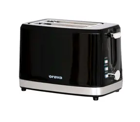 Orava HR-111 černá / topinkovač / 650-750 W / 2 sloty / 6 stupňů opečení