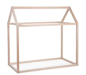 Childhome Rám postele Domek Natural 70x140cm