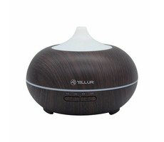 TELLUR WiFi Smart aroma difuzér tmavě-hnědá / 300 ml / LED