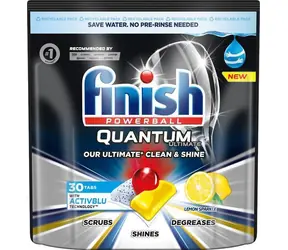 FINISH Quantum Ultimate 30 ks lemon / Tablety do myčky 