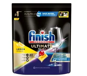 FINISH Quantum Ultimate 40 ks lemon / Tablety do myčky 