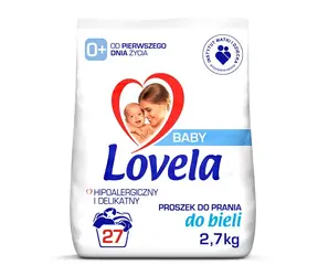 LOVELA Baby prací prášek na bílé prádlo 2.7 kg