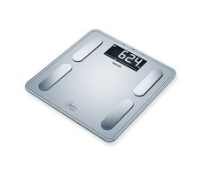 Beurer BF405 stříbrná / digitální osobní váha / 200kg / rozlišení 100g / BT 