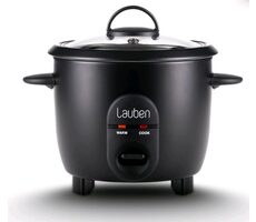 Lauben Rice Cooker 600BC černá / Stylový rýžovar / 0.6L / 300 W