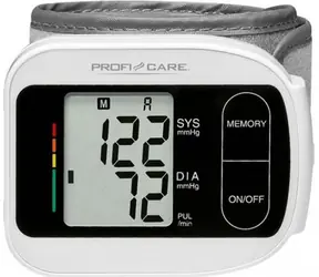 ProfiCare BMG 3018 / Tlakoměr na zápěstí / plně automatický / detekce arytmie / 2x AAA