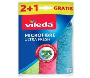 Vileda Ultra Fresh Útěrka z mikrovlákna 3ks / 30x30 cm