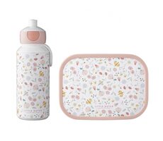 Little Dutch Svačinový set (láhev 400ml+box) Květiny a motýli