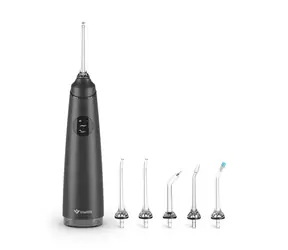 TrueLife AquaFloss Compact C300 černá / Aku ústní sprcha / 300 ml / 8-110 PSI / časovač / 5 režimů / IPX7