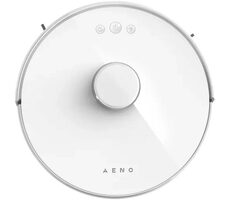 AENO RC2S bílá / Robotický vysavač s mopem / sací výkon 2500 Pa / prachová nádoba 600 ml / HEPA