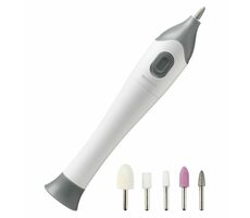 Medisana MP 810 / Přístroj na manikúru a pedikúru / 2 rychlosti / 5 nástavců / 2x AAA
