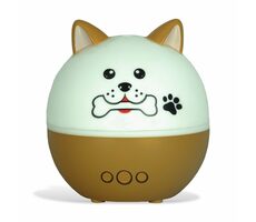 Airbi PET woof pes / Dětský aroma difuzér / režimy LED osvětlení 7 barev / ultrazvuková technologie / 250ml