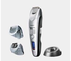 Panasonic ER-SB60-S803 stříbrná / zastřihovač vlasů / 20 stupňů nastavení délky / 2 nástavce