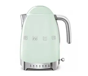 SMEG KLF04PGEU zelená / Rychlovarná konvice / 1.7L / 2400W / regulace teploty 
