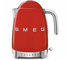 SMEG KLF04RDEU červená / Rychlovarná konvice / 1.7L / 2400W / regulace teploty 