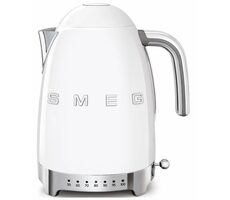 SMEG KLF04WHEU bílá / Rychlovarná konvice / 1.7L / 2400W / regulace teploty 