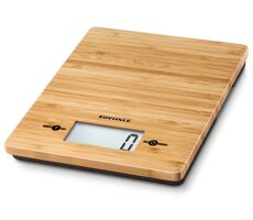 Soehnle Bamboo bambusová / digitální kuchyňská váha / max. 5 kg / funkce TARE / LCD / přesnost: 1 g