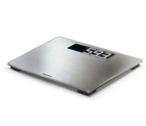 Soehnle Style Sense Safe 300 stříbrná / Digitální osobní váha / max. 180 kg / přesnost 100 g / 3x 1,5 V baterie
