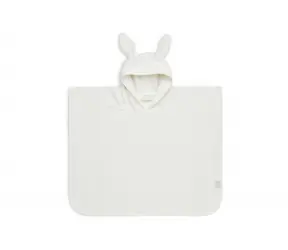 Jollein Osuška pončo Ivory / 60 x 65 cm / od 12 měsíců do 4 let