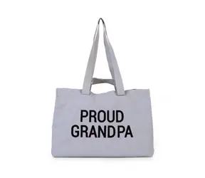 Childhome Grandpa Canvas Grey / Cestovní taška / 55 x 34 x 16 cm 