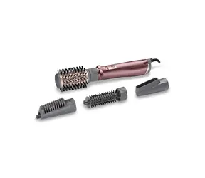 Babyliss AS960E růžová / rotační kulma na vlasy / 50mm / 2 teploty / 4 nástavce / pouzdro