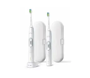 Zánovní - Philips HX6877/34 Sonicare bílá / Elektrický zubní kartáček / 62.000 pulsů / 3 úrovně intenzity / časovač / zánovní