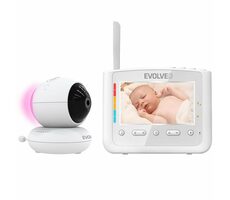 EVOLVEO NL4 Dětská chůvička / 4.3" LCD / IR přísvit / mikrofon / repro / senzor teploty 
