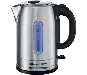 Russell Hobbs Quiet Boil 26300-70 stříbrná / Rychlovarná konvice / 2400W / 1.7L / nerez 