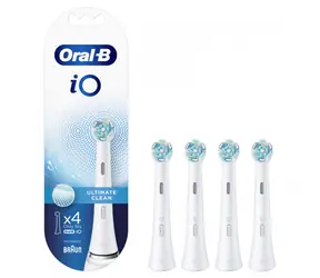 Oral-B iO Ultimate Clean bílá 4ks / náhradní hlavice pro iO Ultimate Clean