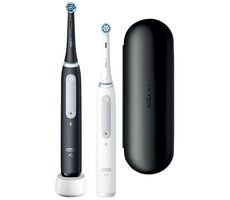 Oral-B iO Series 4 Duo bílý|černý / oscilační|rotační kartáček / 4 režimy