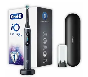 Oral-B iO Series 8 černý / oscilační|rotační kartáček / 5 režimy