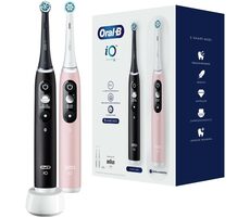 Oral-B iO Series 6 Duo růžový|černý / oscilační|rotační kartáček / 5 režimů