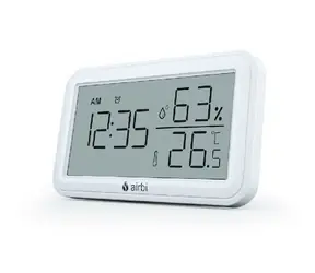 Airbi INDOOR - bílá / Pokojový teploměr a vlhkoměr