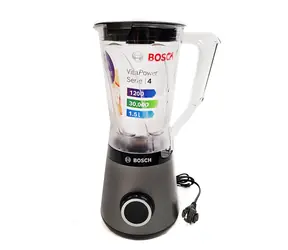 BOSCH MMB6141S stříbrná / Stolní mixér / 1200W / 1.5 L / 2 rychlosti