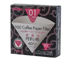 Hario papírové filtry 40 ks / pro V60-01 