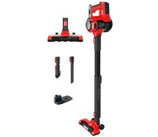 SHARP SA-VP1551BR červená / Tyčový vysavač / až 60 min. provozu / 0.65l