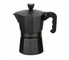 Maestro MR-1666-3 černá / Moka konvička / 3 šálky