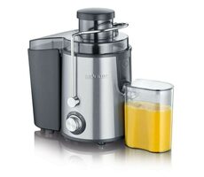 Severin ES 3566 / Automatický odšťavňovač / 400 W / hrdlo 60mm / 2 rychlosti / nerez / černá