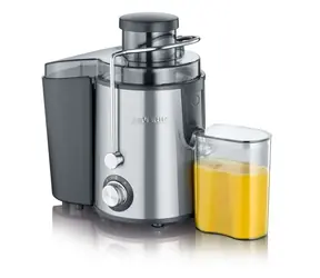 Severin ES 3566 / Automatický odšťavňovač / 400 W / hrdlo 60mm / 2 rychlosti / nerez / černá